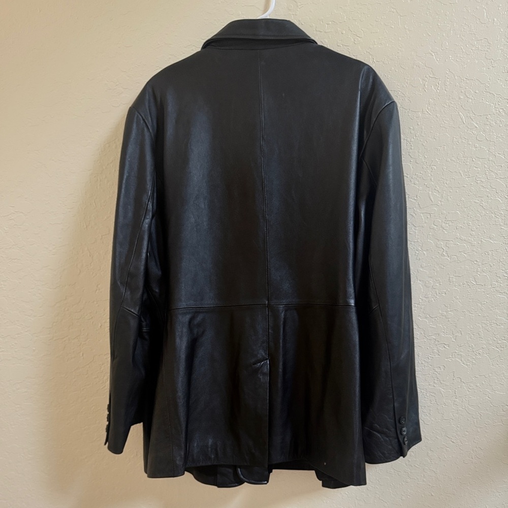 Black Leather Jacket - Picture 3 of 6